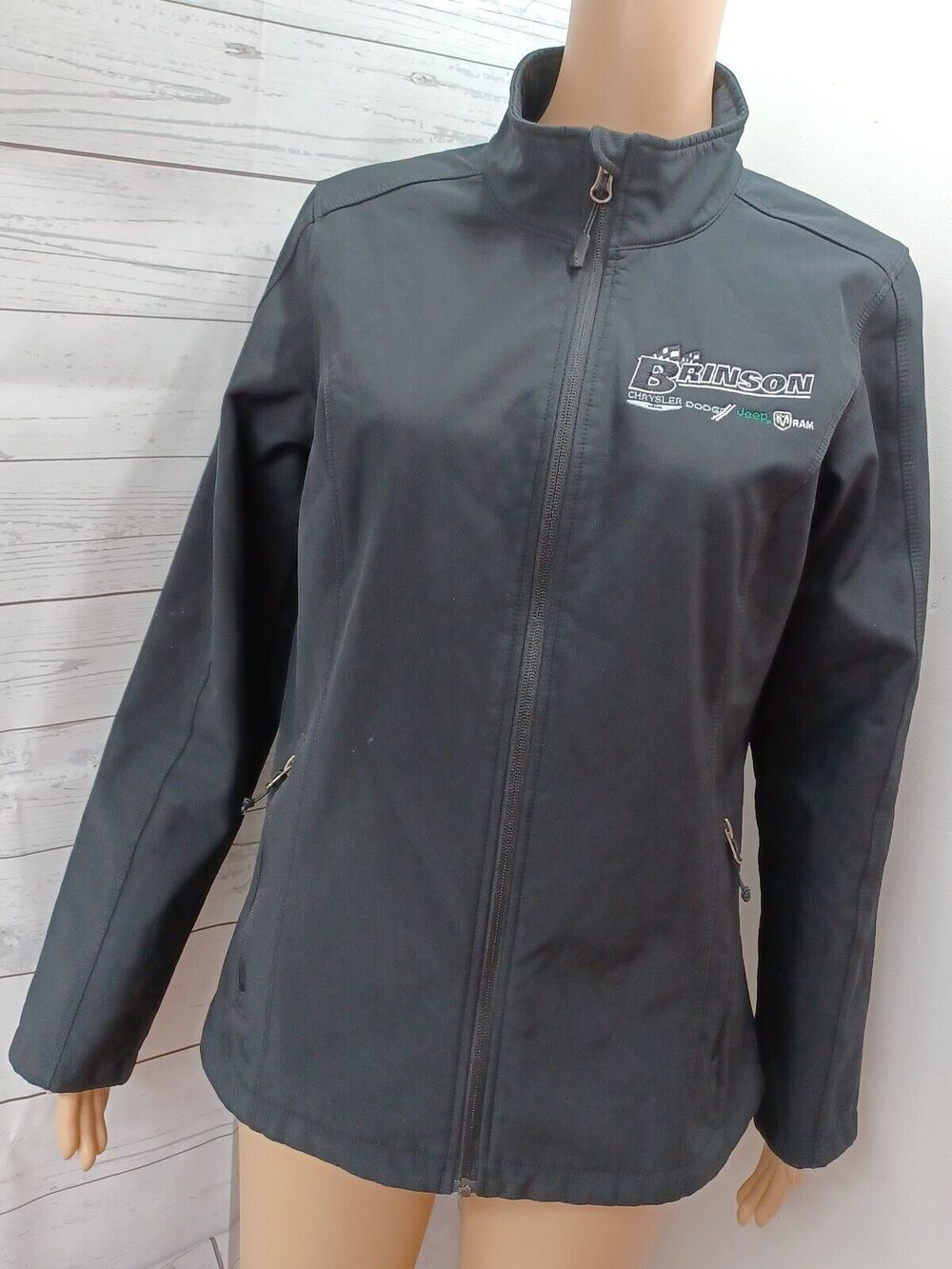 Brimson Chrysler Ram Jeep Dodge Fleece Lined Zip Up Jacket Size M